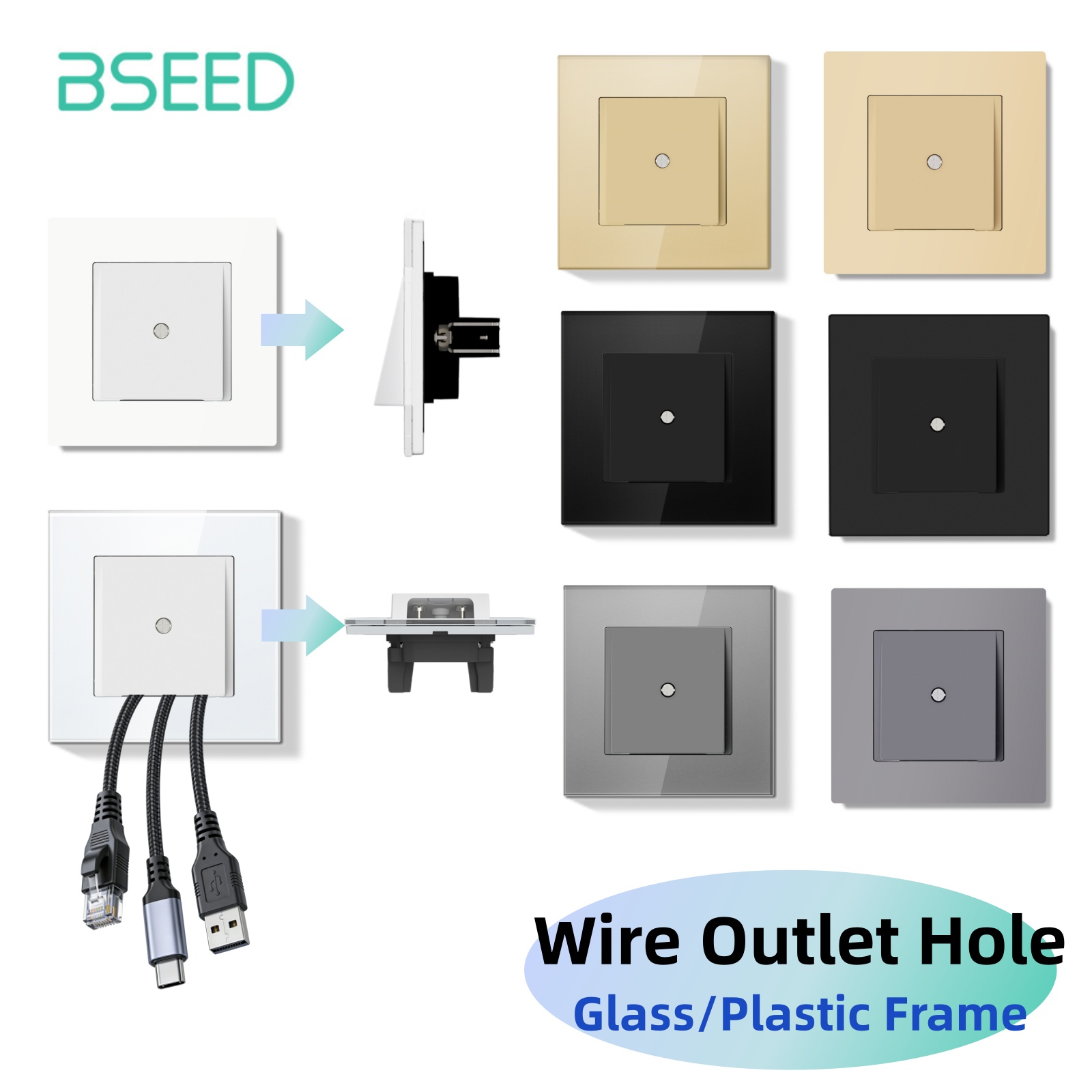 Home Improvement Warehouse - Bseed E Seires Wall Wire Outlet