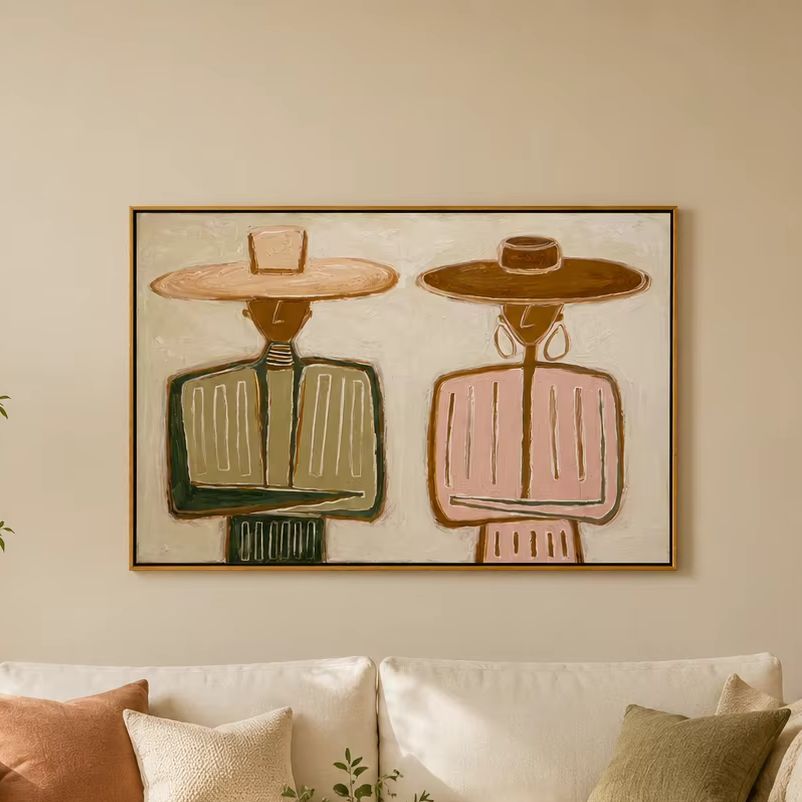 Wall Texture Spray - Quiet Harmony – Abstract Geometric Figures