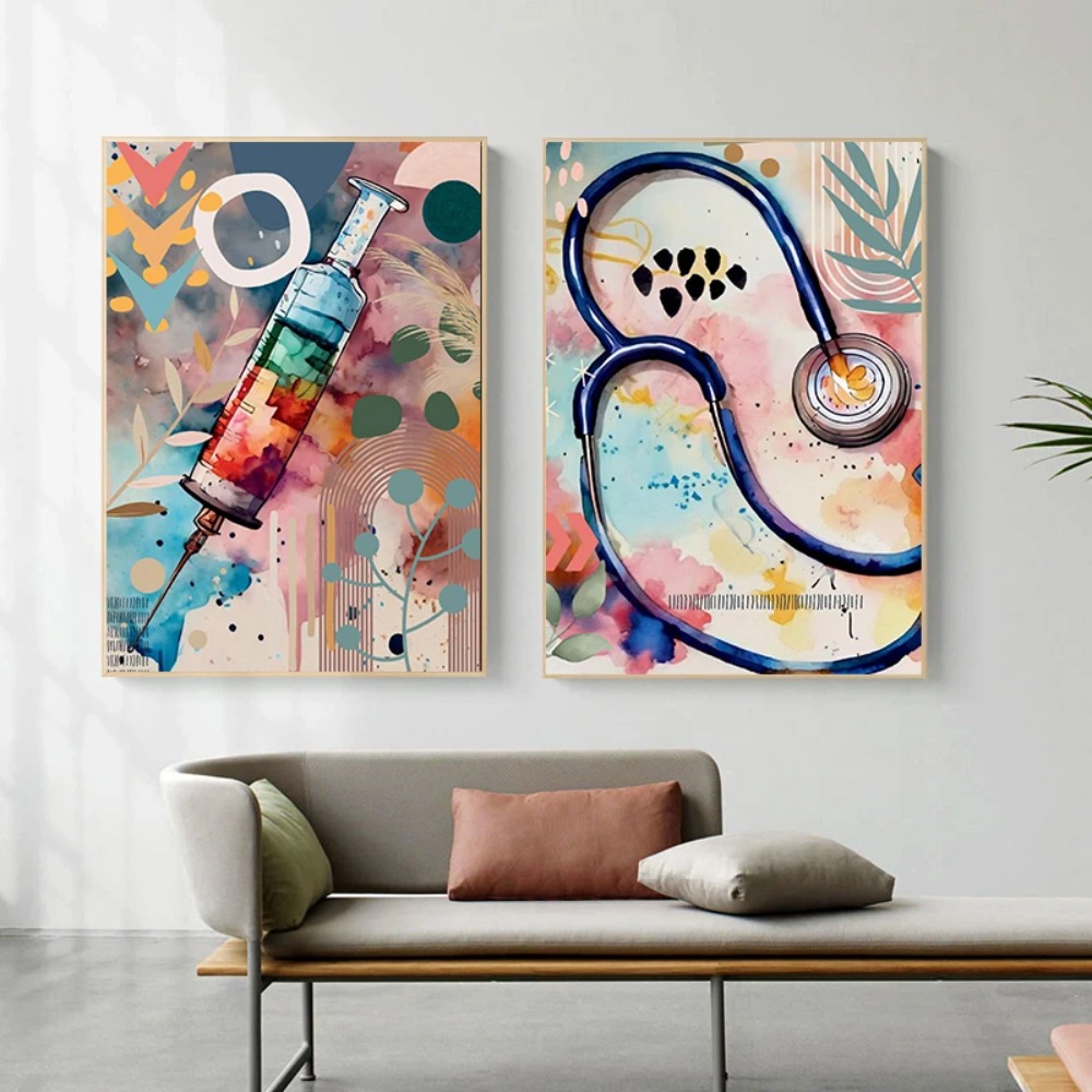 Wall Texture Spray - (2D canvas painting) Modern Abstract Color