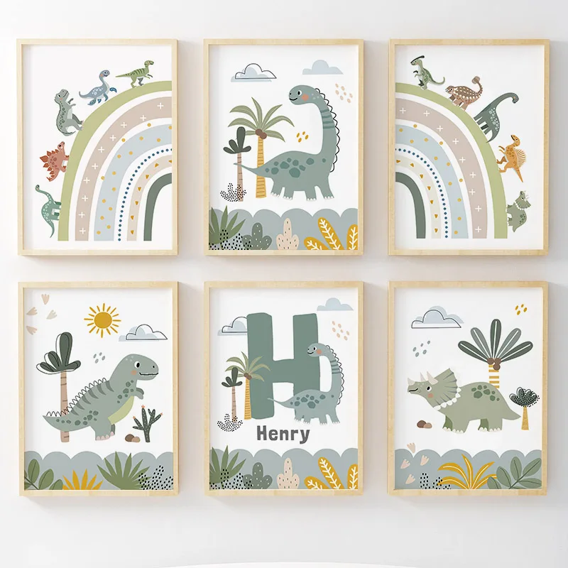 Wall Texture Spray - Jurassic Period Dinosaur Wall Art Canvas