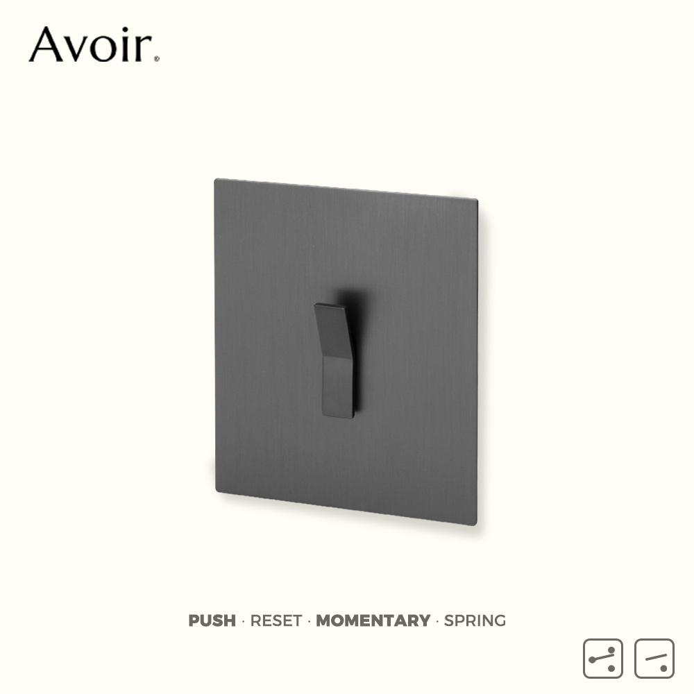 Home Improvement Uk - Avoir Gray Y Type Push Button