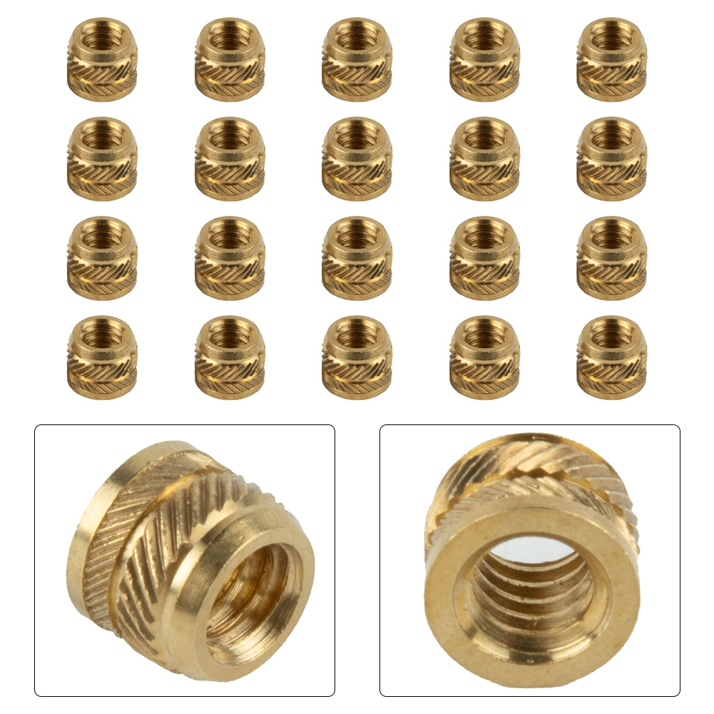 20pcs Brass Nuts 1/4-20 Thread - Home Improvement Warehouse recension och pris